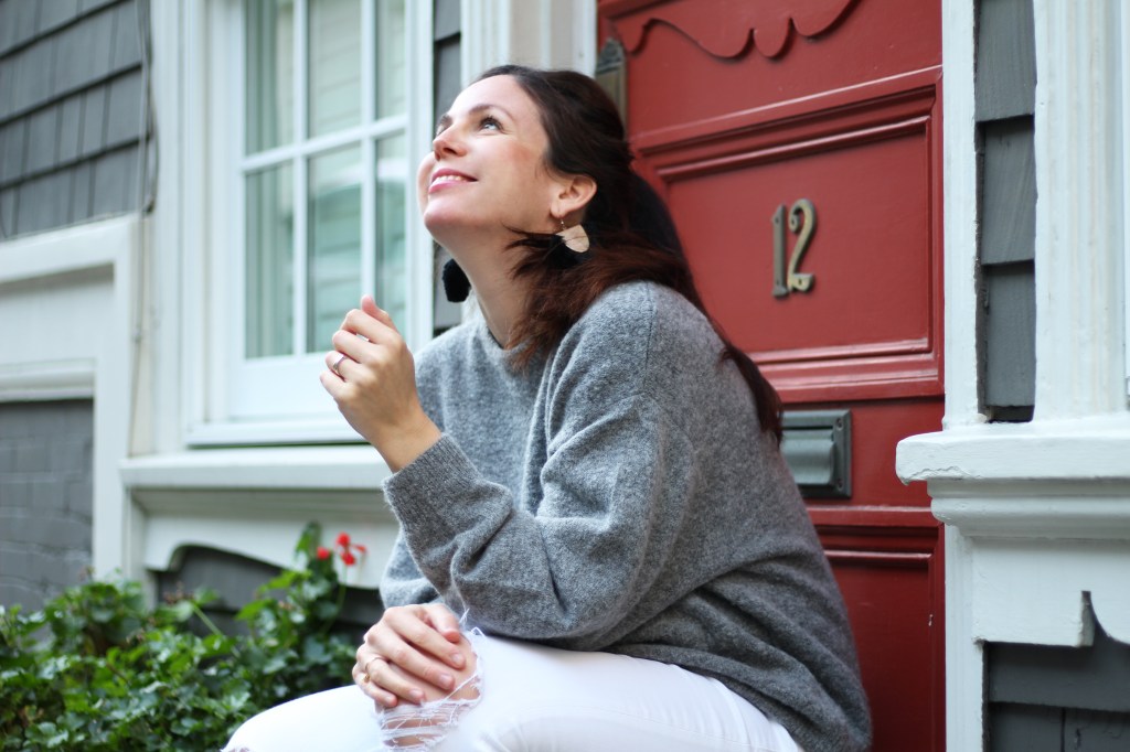 geraldine louvel beautyarchi grossesse San Francisco look gris