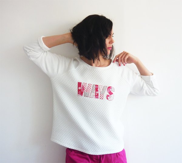 Le sweat à message&nbsp;#DIY