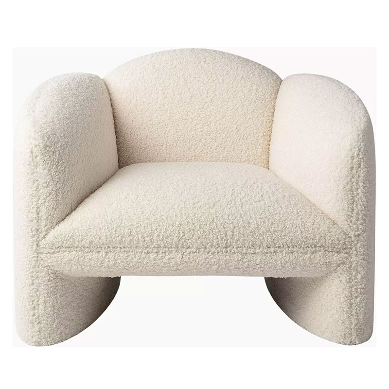 couleur oatmeal fauteuil bouclette the cool republic 