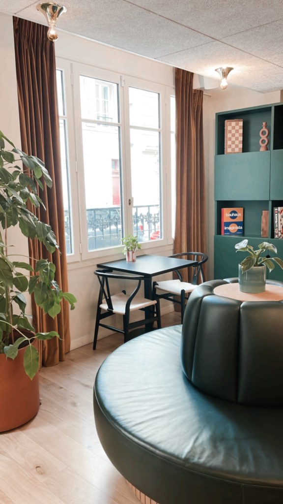 solo trip Paris hotel Ami lobby
